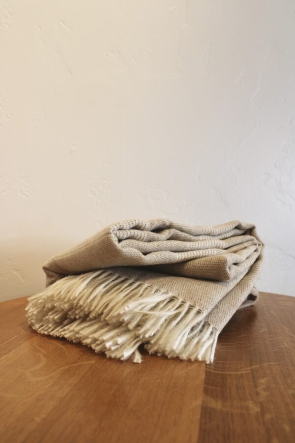 Linen Way Cashmere/Wool Throw Blanket